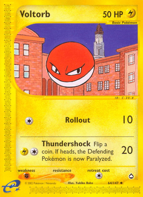 Voltorb — Aquapolis #64