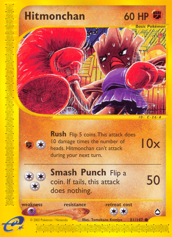 Hitmonchan — Aquapolis #81