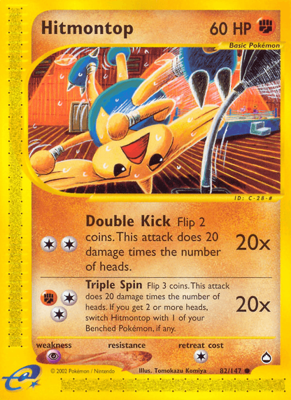 Hitmontop — Aquapolis #82
