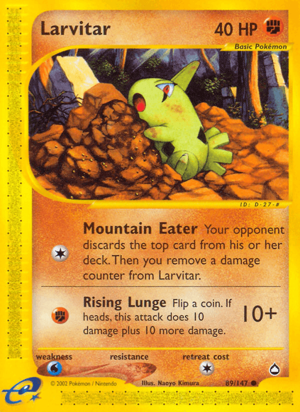 Larvitar — Aquapolis #89