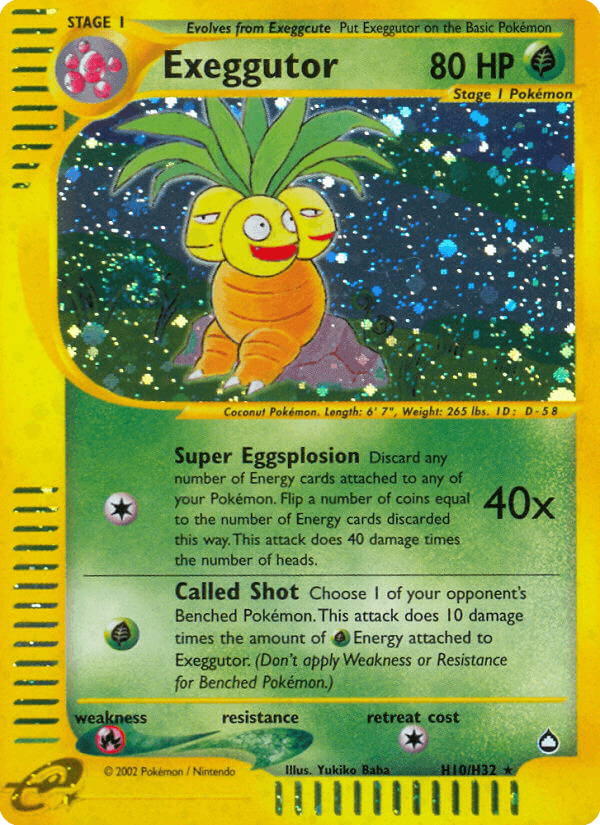Exeggutor — Aquapolis #H10