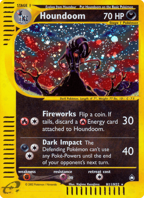 Houndoom — Aquapolis #H11