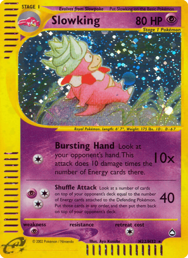 Slowking — Aquapolis #H22