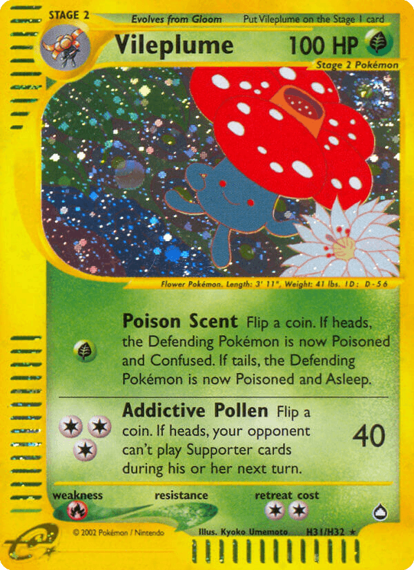 Vileplume — Aquapolis #H31