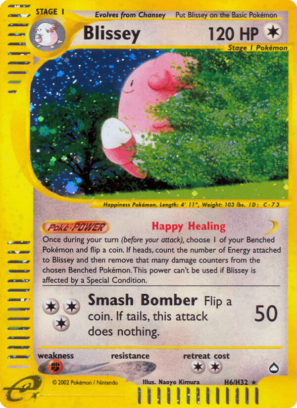 Blissey — Aquapolis #H6