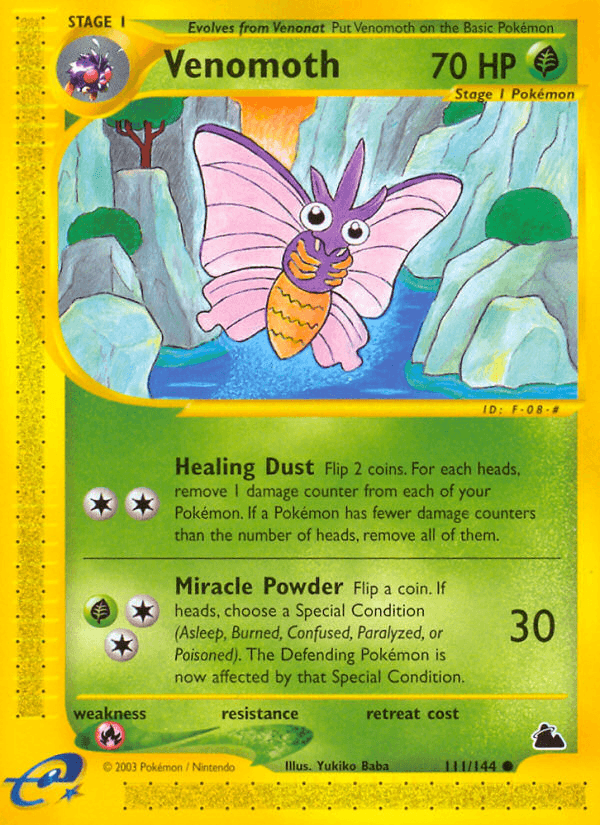 Venomoth — Skyridge #111