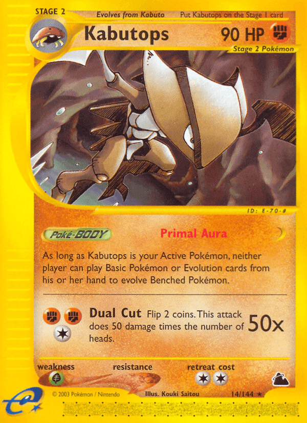Kabutops — Skyridge #14