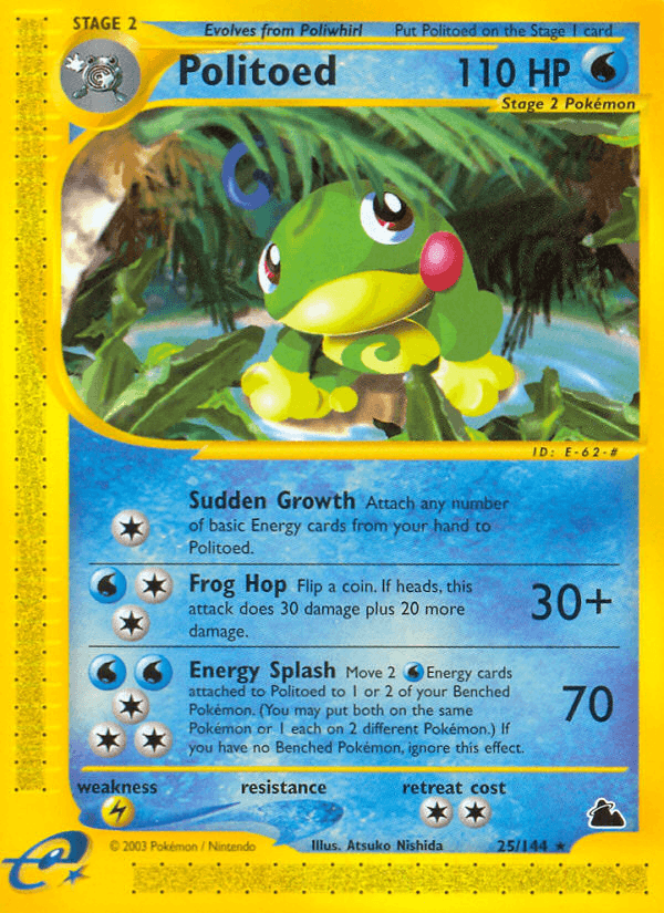 Politoed — Skyridge #25