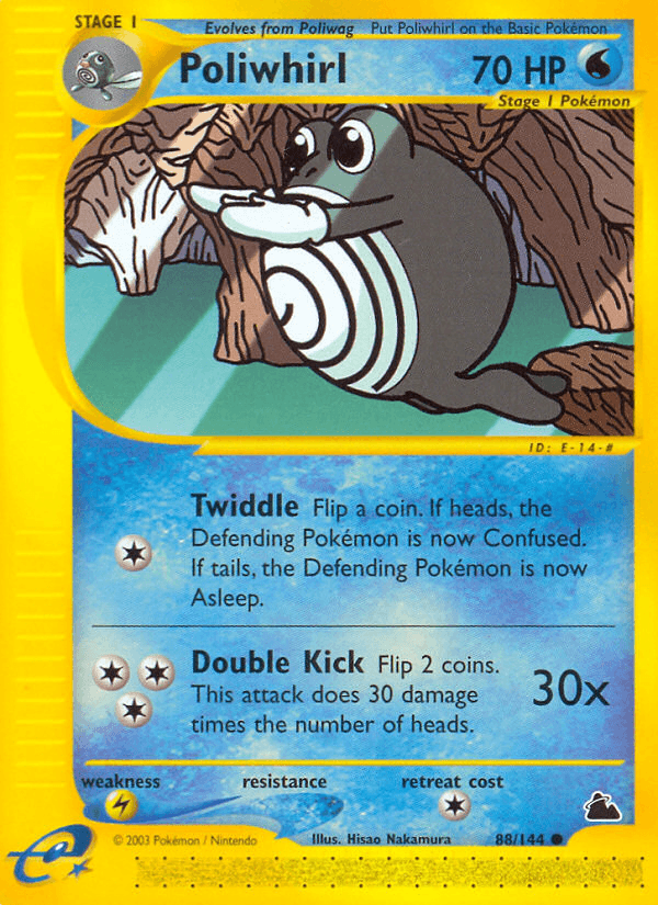 Poliwhirl — Skyridge #88