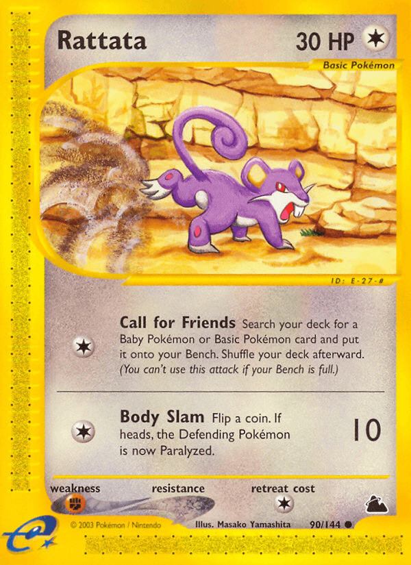 Rattata — Skyridge #90