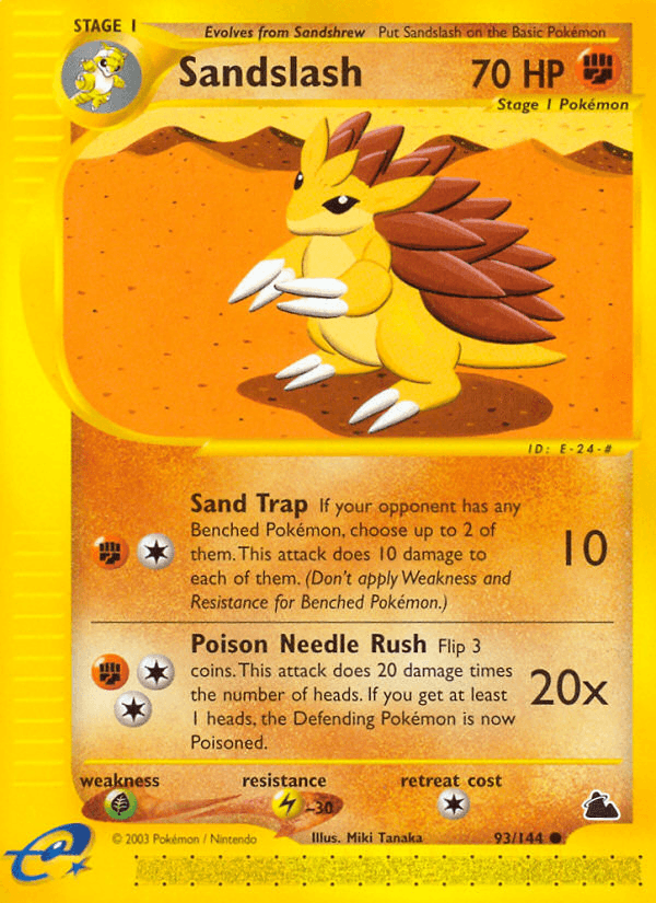 Sandslash — Skyridge #93