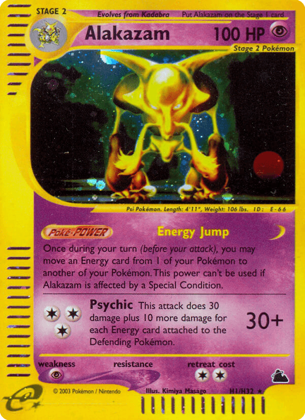 Alakazam — Skyridge #H1