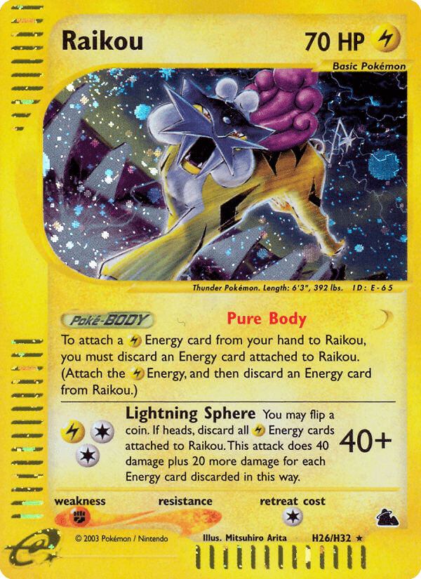 Raikou — Skyridge #H26