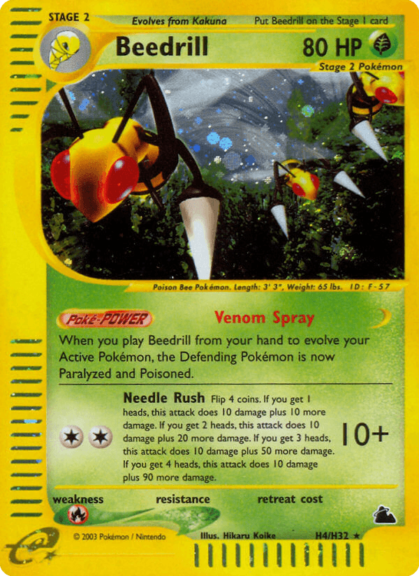 Beedrill — Skyridge #H4