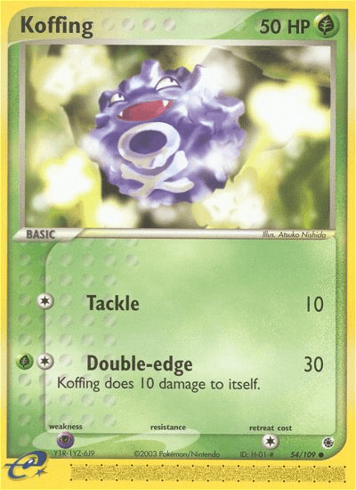 Koffing — Ruby & Sapphire #54