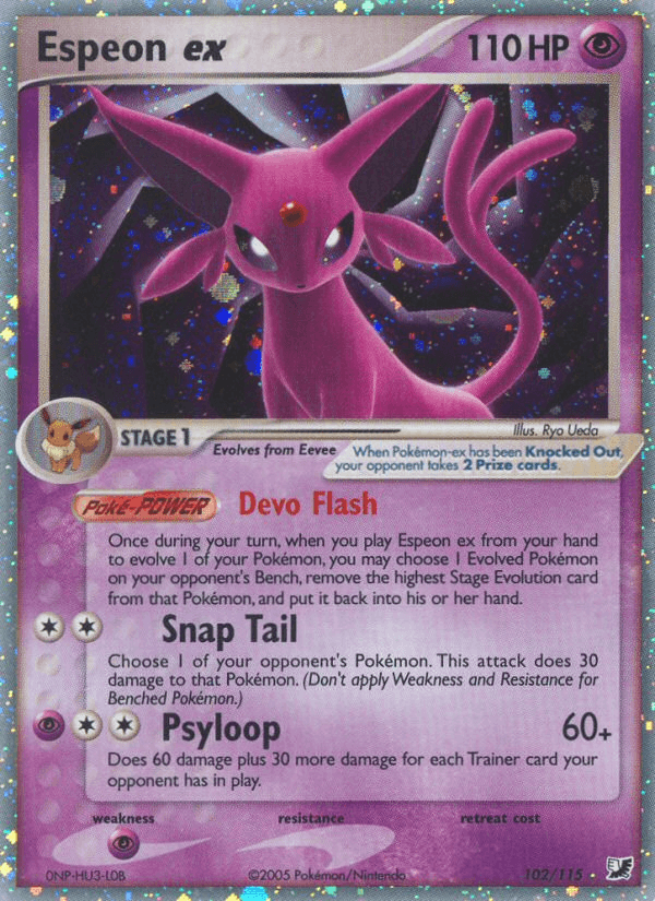 Espeon ex — Unseen Forces #102