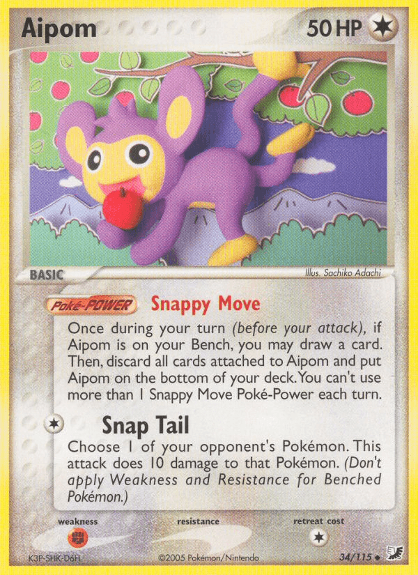 Aipom — Unseen Forces #34