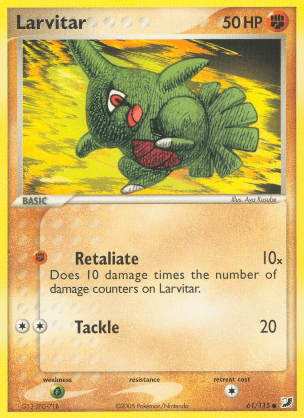 Larvitar — Unseen Forces #61