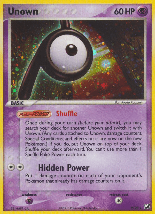 Unown — Unseen Forces #P
