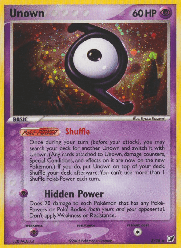 Unown — Unseen Forces #Z