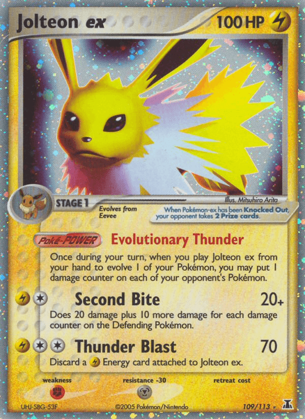 Jolteon ex — Delta Species #109