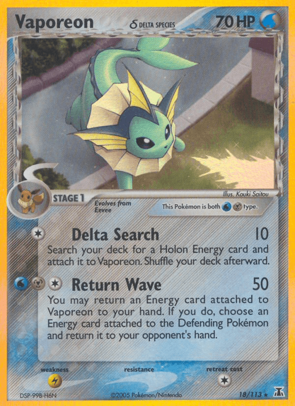 Vaporeon δ — Delta Species #18