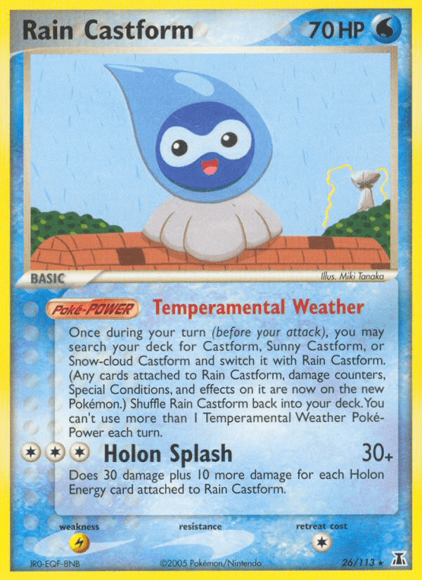 Rain Castform — Delta Species #26