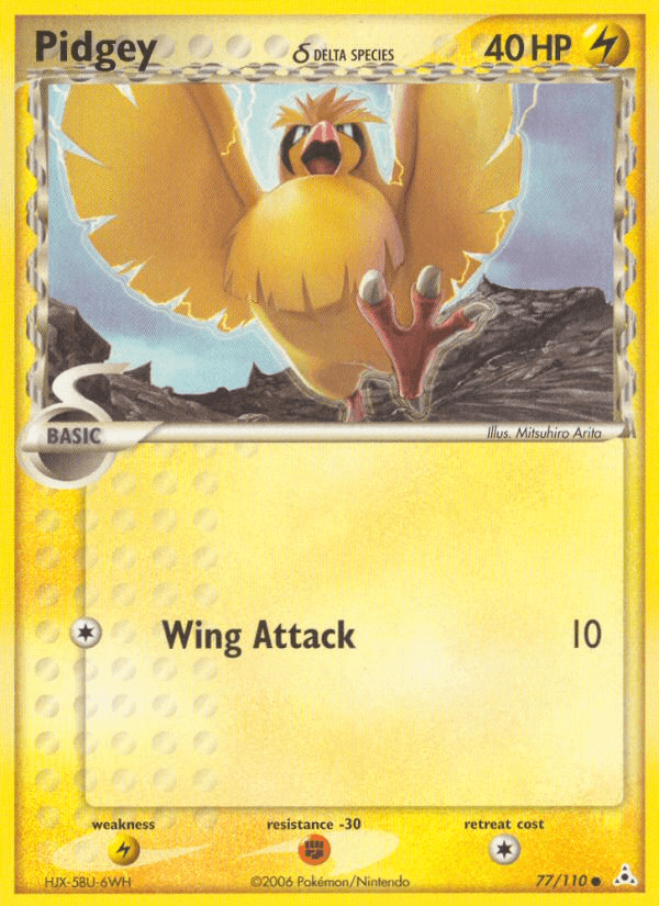Pidgey δ — Holon Phantoms #77