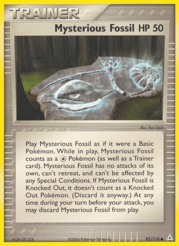 Mysterious Fossil — Holon Phantoms #92
