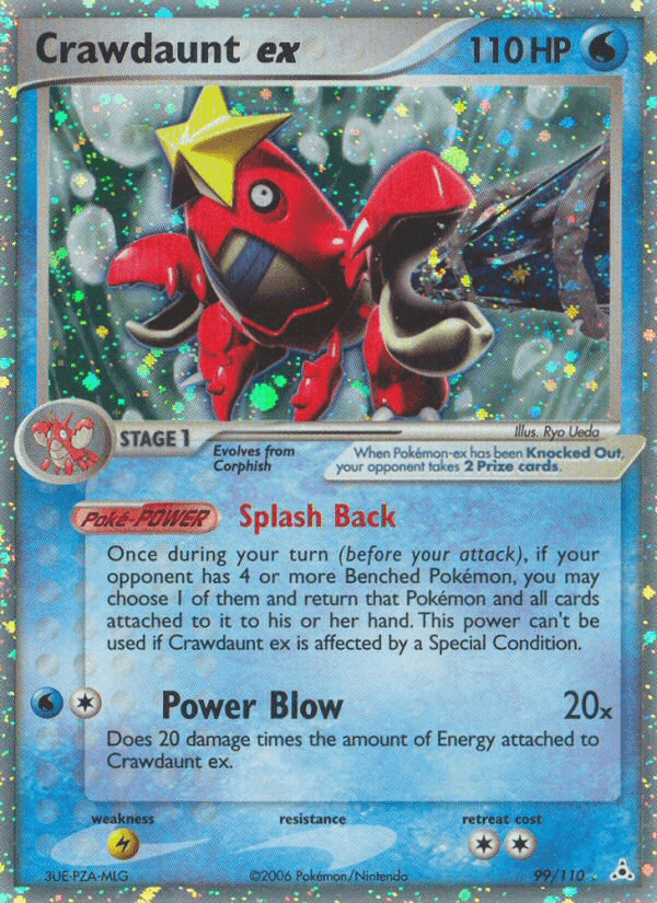 Crawdaunt ex — Holon Phantoms #99