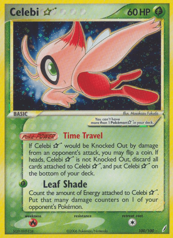 Celebi ★ — Crystal Guardians #100