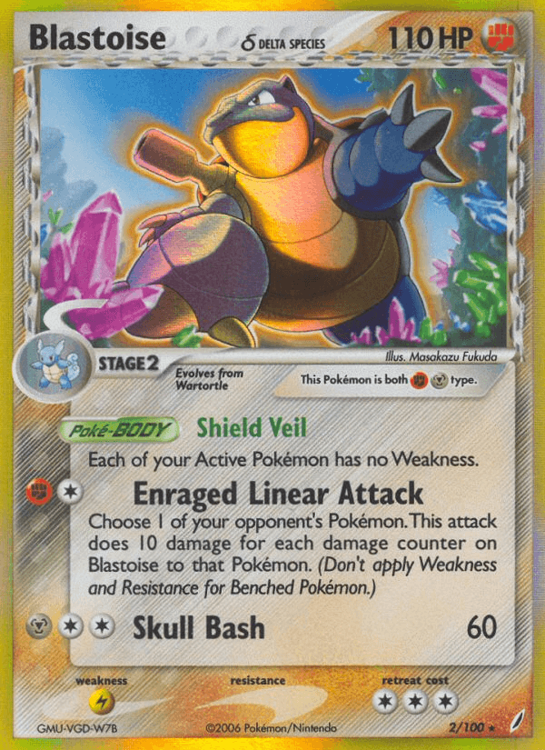 Blastoise δ — Crystal Guardians #2