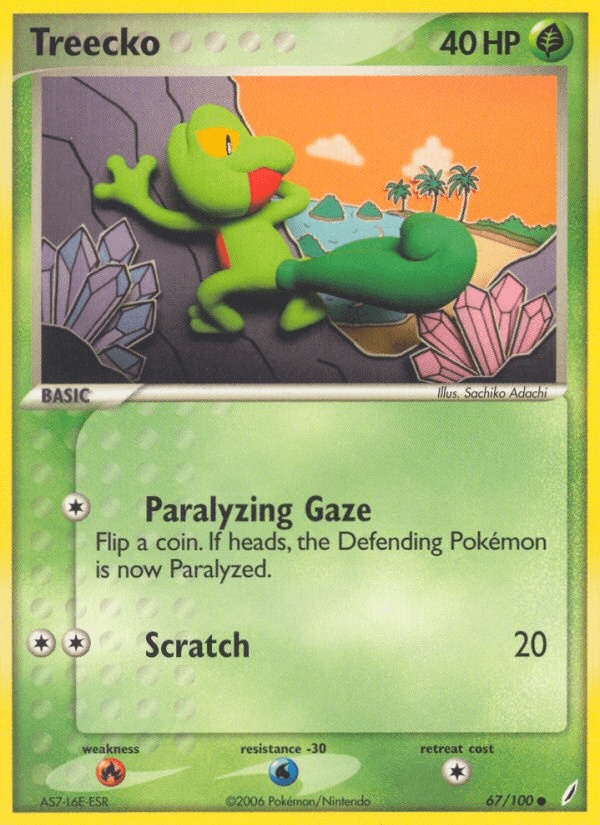 Treecko — Crystal Guardians #67