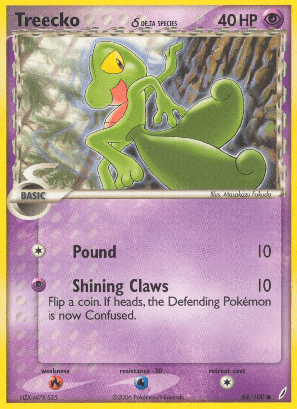 Treecko δ — Crystal Guardians #68