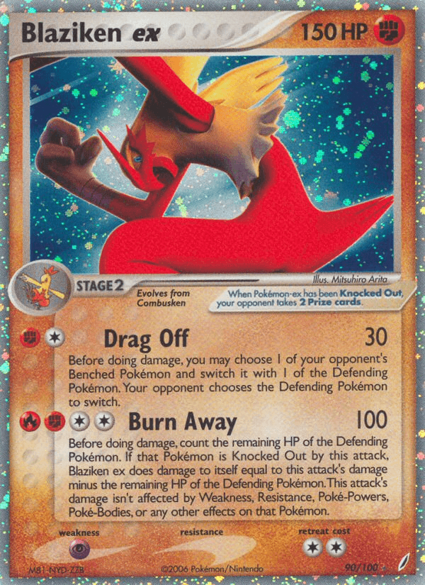 Blaziken ex — Crystal Guardians #90