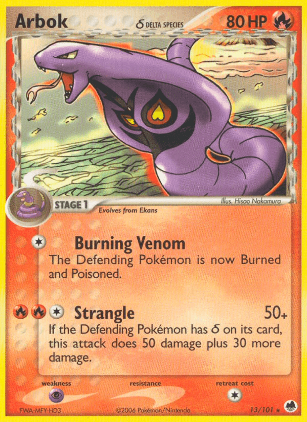 Arbok δ — Dragon Frontiers #13