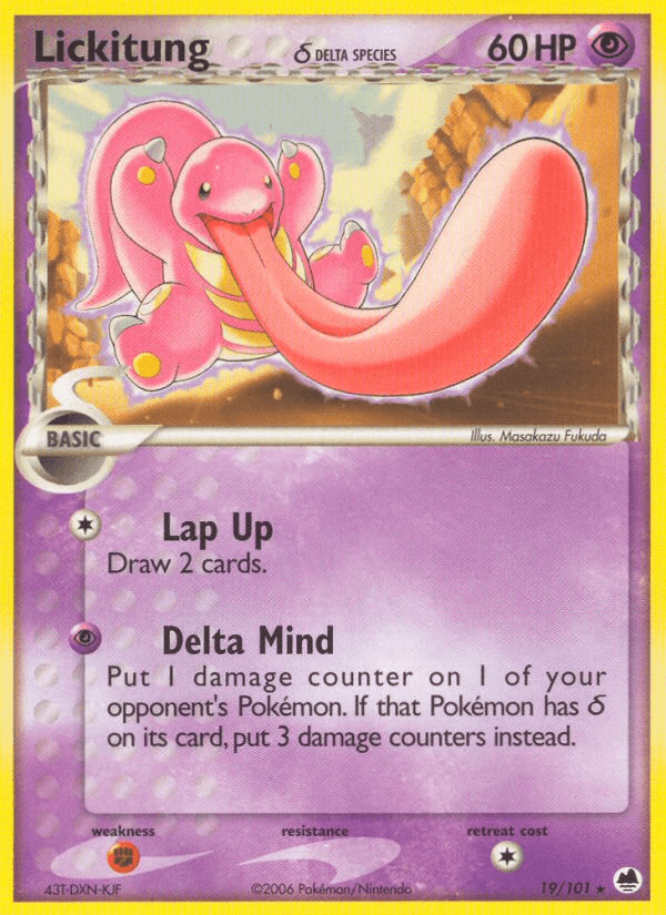 Lickitung δ — Dragon Frontiers #19