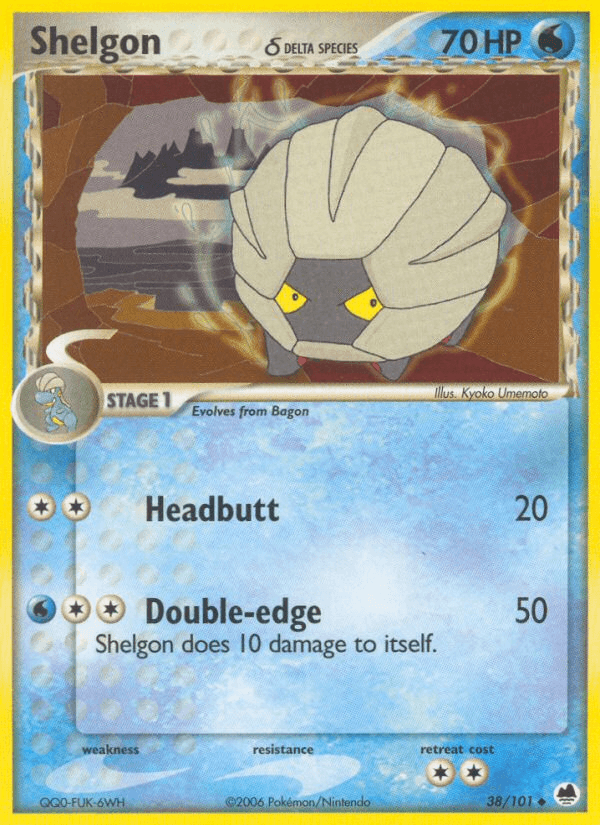 Shelgon δ — Dragon Frontiers #38