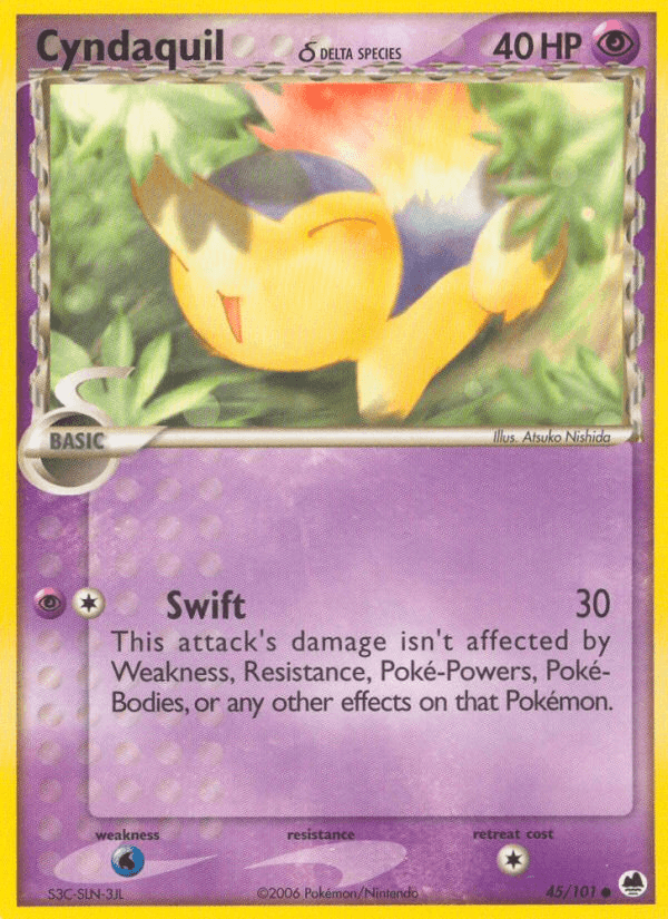 Cyndaquil δ — Dragon Frontiers #45