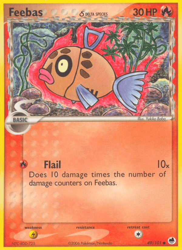 Feebas δ — Dragon Frontiers #49