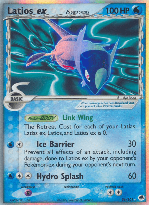 Latios ex δ — Dragon Frontiers #96