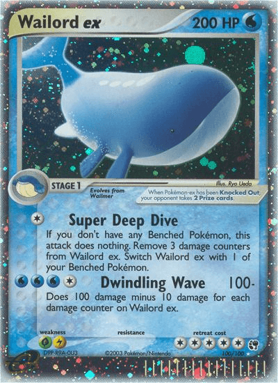 Wailord ex — Sandstorm #100