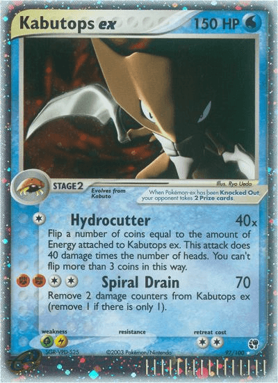 Kabutops ex — Sandstorm #97