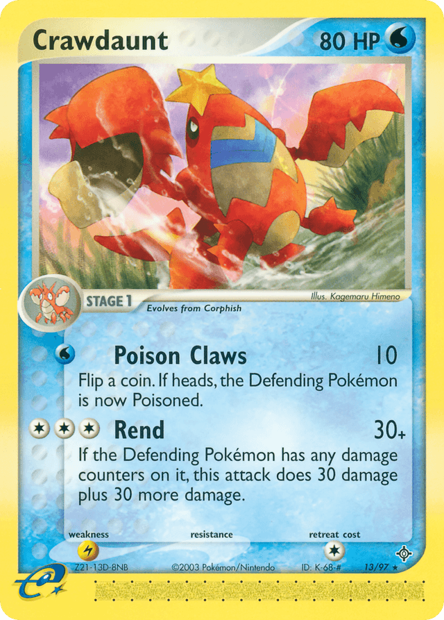 Crawdaunt — Dragon #13