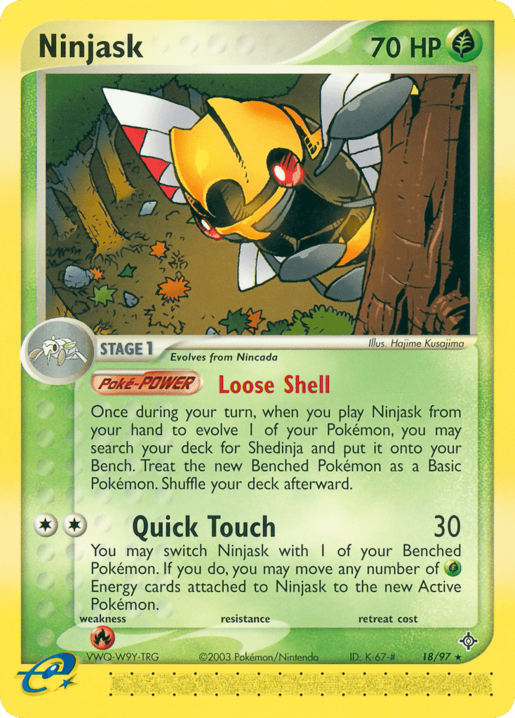 Ninjask — Dragon #18