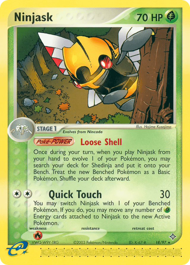 Ninjask — Dragon #18