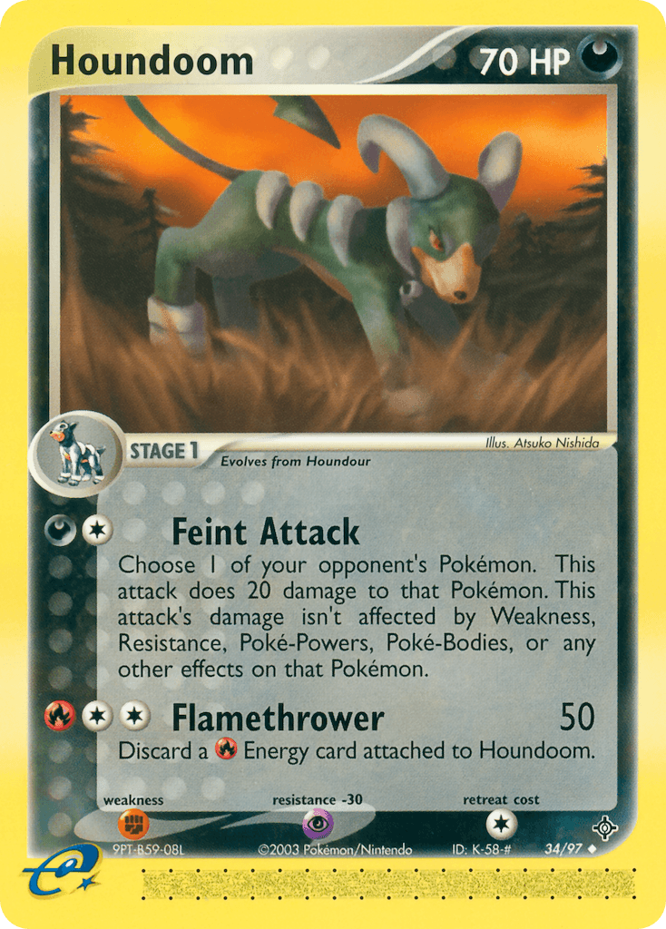 Houndoom — Dragon #34