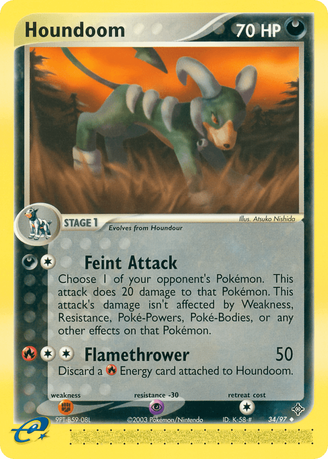 Houndoom — Dragon #34