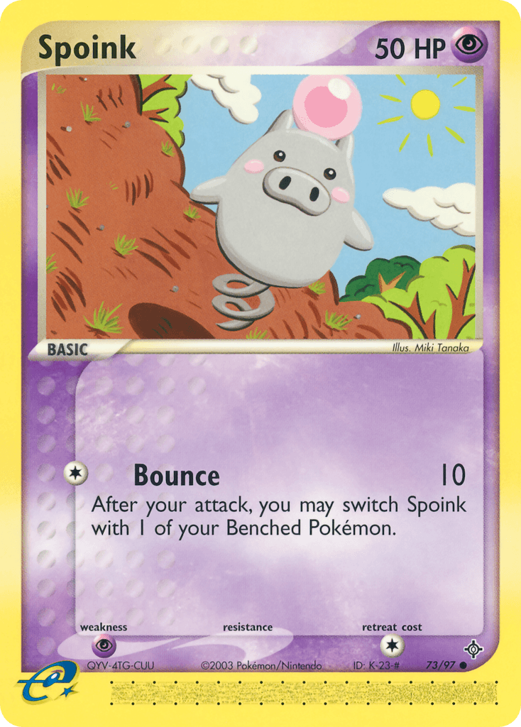 Spoink — Dragon #73