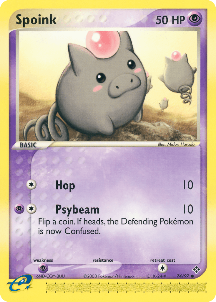 Spoink — Dragon #74